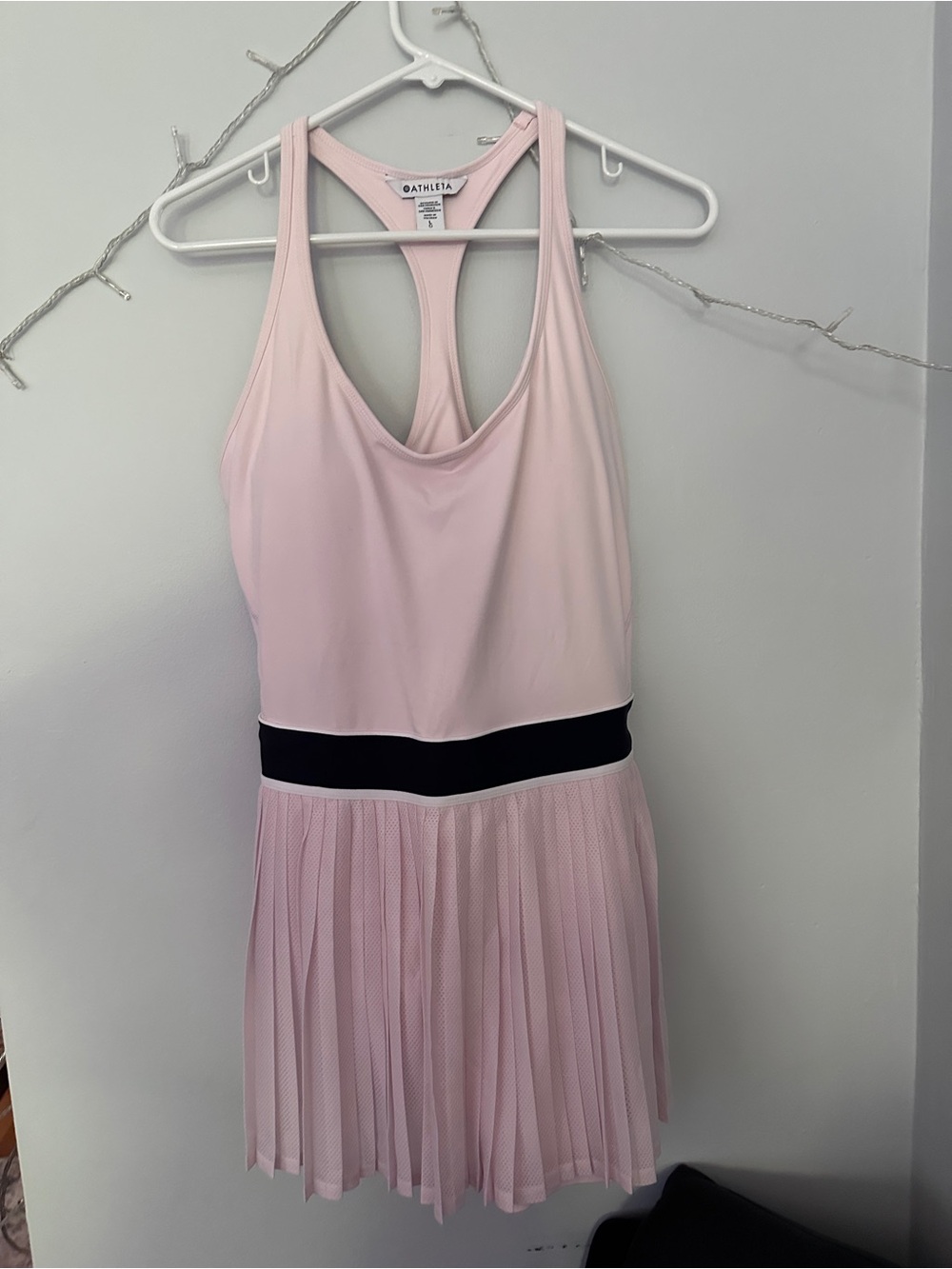 Athleta Power Serve tank dress pink NWT Size Largr